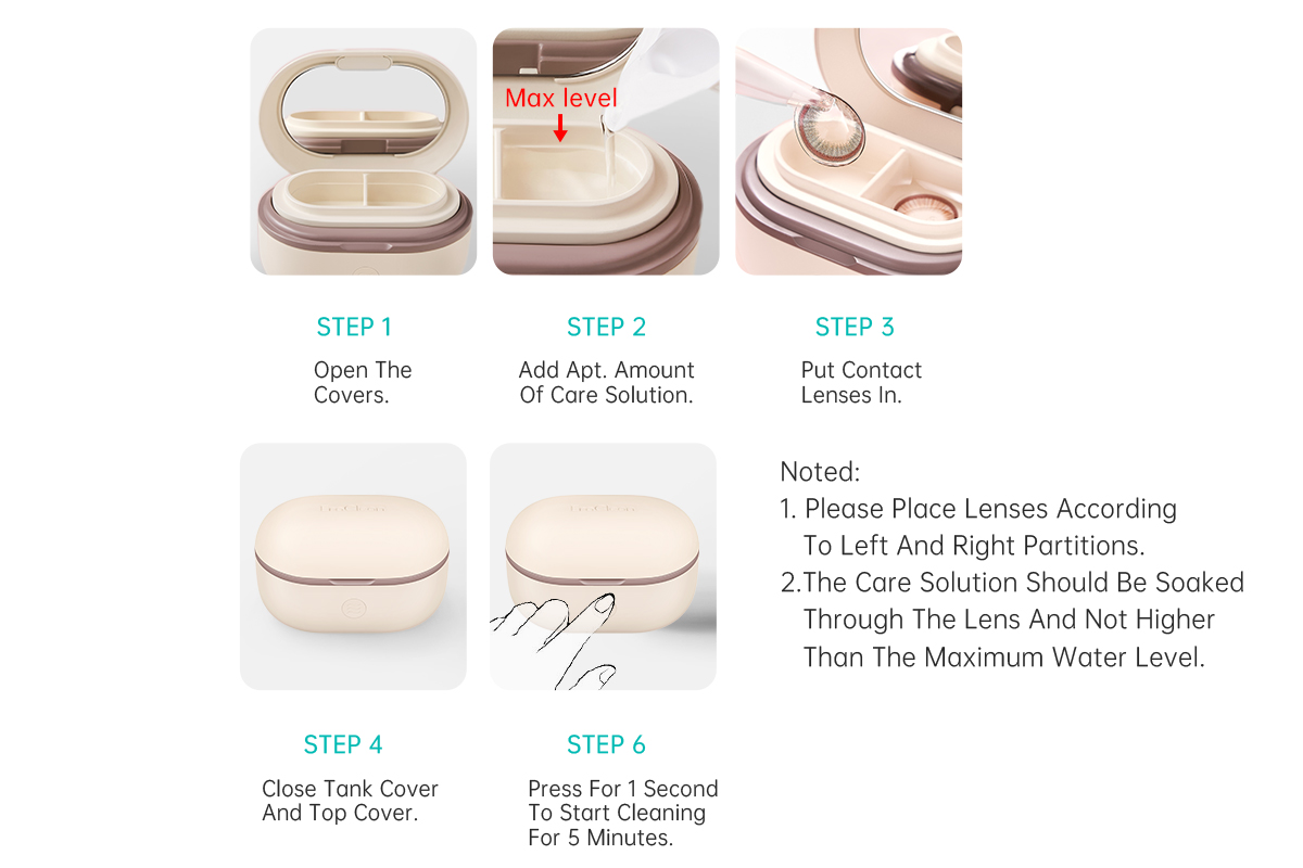 Ultrasonic Contact Lenses Cleaner Mini-10