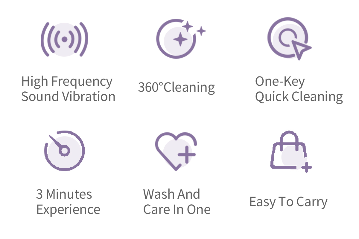Noise Design Ultrasonic Contact Lens Home Cleaner For Household-2