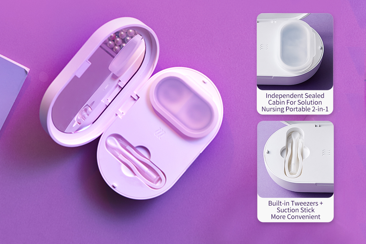 Noise Design Ultrasonic Contact Lens Home Cleaner For Household-9